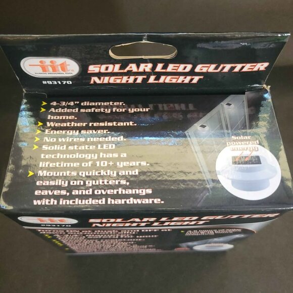 Solar LED Night Light for Gutter, Eaves, and or Overhangs - Picture 5 of 7